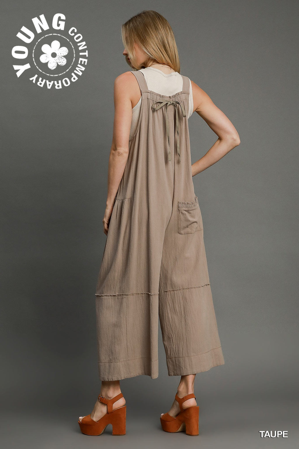 "Rochelle" Cotton Overalls, 2 colors - The Katie Grace Boutique