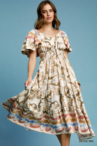 "Avery" Midi Dress - The Katie Grace Boutique