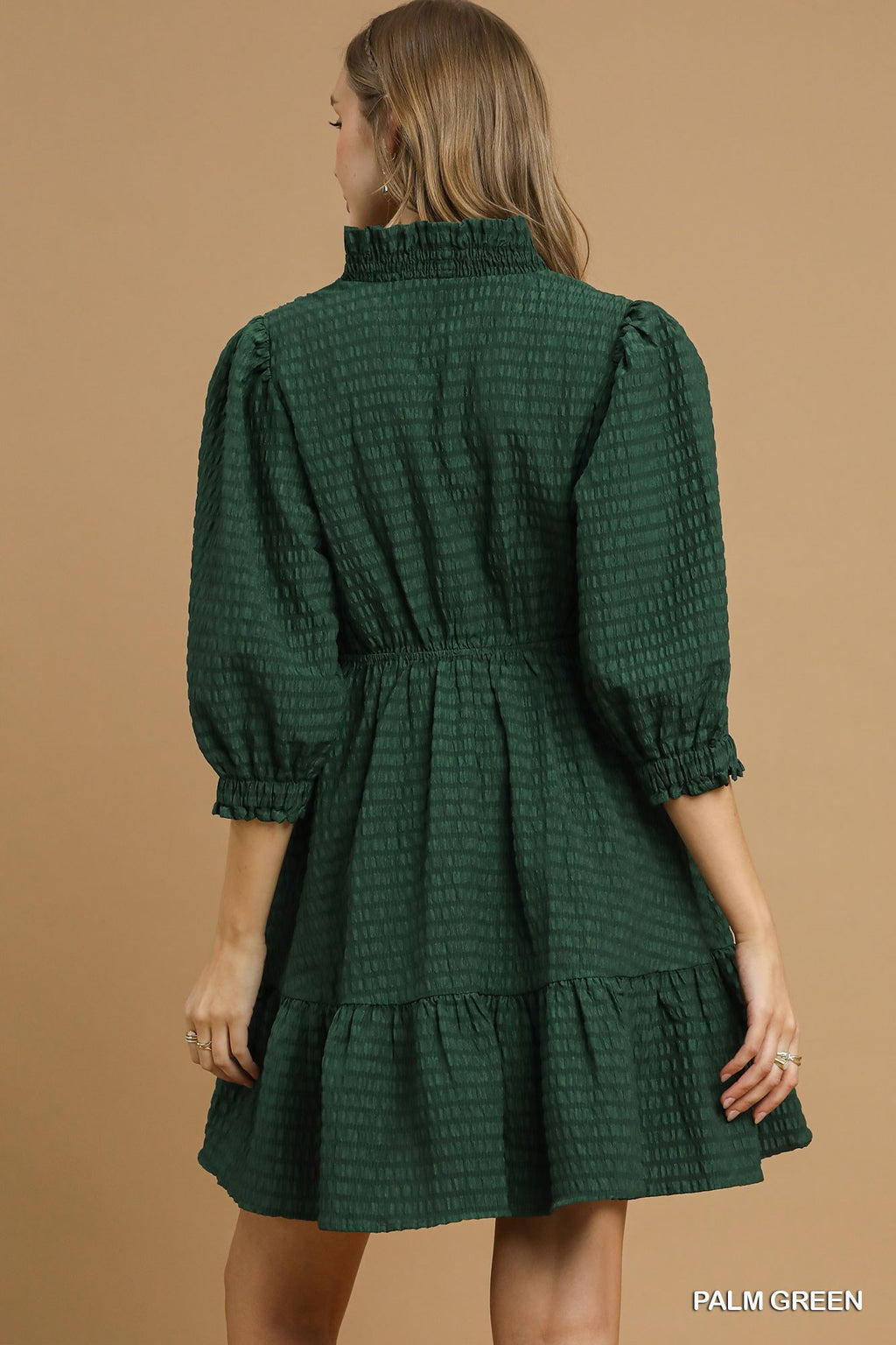 "Leigh" Textured Dress - The Katie Grace Boutique