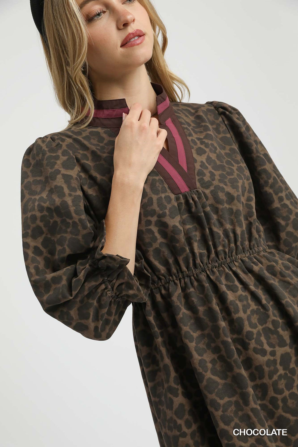 "Stacia" Leopard Dress - The Katie Grace Boutique