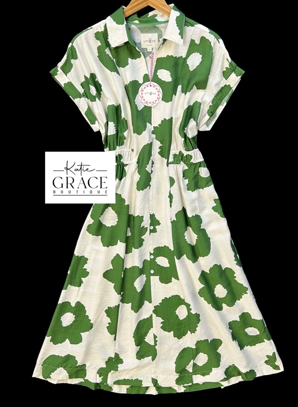 "Monica" Floral Dress - The Katie Grace Boutique