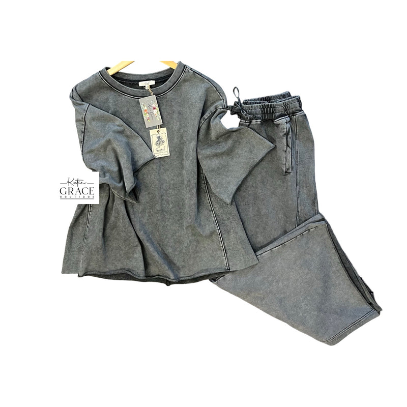 "Ashley" Matching Separates, Ash