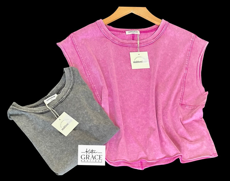 "Milly" Boxy Fit Top, 2 colors