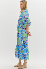 "Chloe" Floral Dress - The Katie Grace Boutique