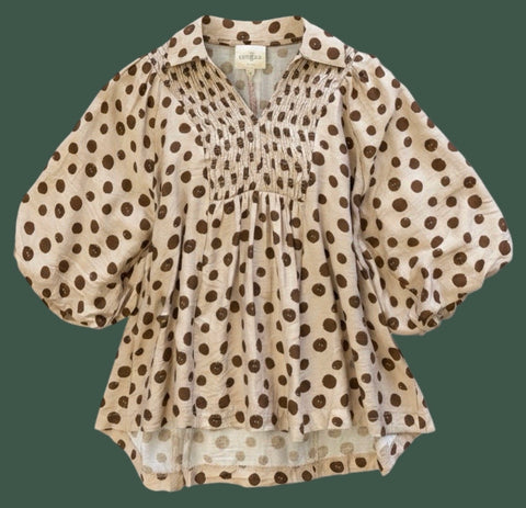 "Crissy" Half Sleeve Top - The Katie Grace Boutique