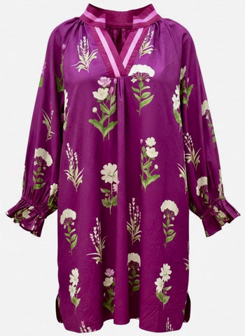 "Plumria" Floral Dress - The Katie Grace Boutique