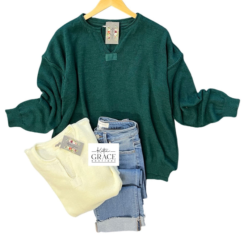 "Kelly" Oversized Sweater, 2 colors