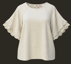 "Darlene" Linen Blend Top