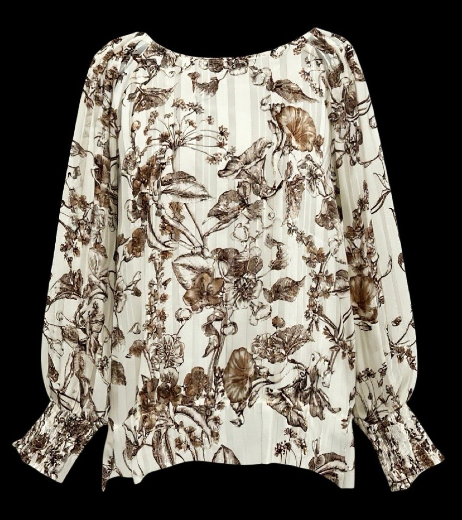 "Julia" Lurex Blouse