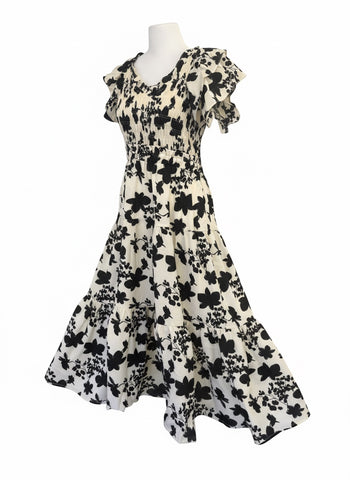 "Livvie" Smocked Bodice Dress