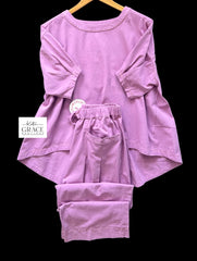 "Hanna" Twill Separates, Orchid - The Katie Grace Boutique