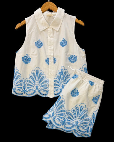 "Shelly" Embroidered Matching Separates