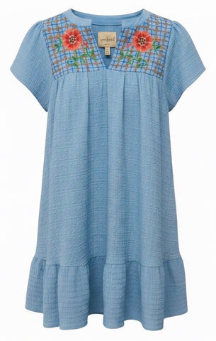 "Addison" Embroidered Dress