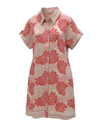 "Tessa" Button Down Dress - The Katie Grace Boutique