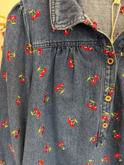 "Cheri" Denim Dress - The Katie Grace Boutique