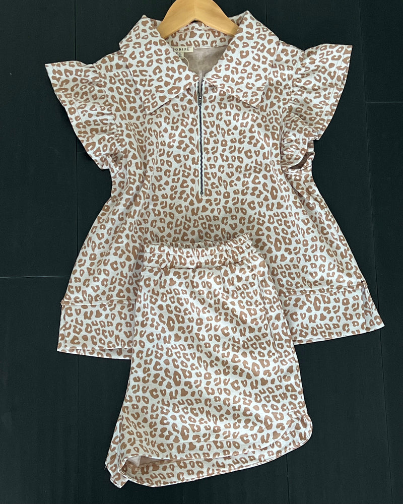 "Ariana" Leopard Matching Set