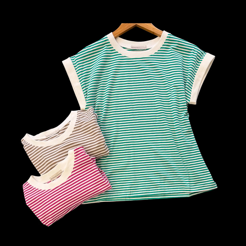 "Marie" Striped Top, 3 colors