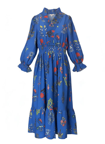"Hanna" Botanical Dress