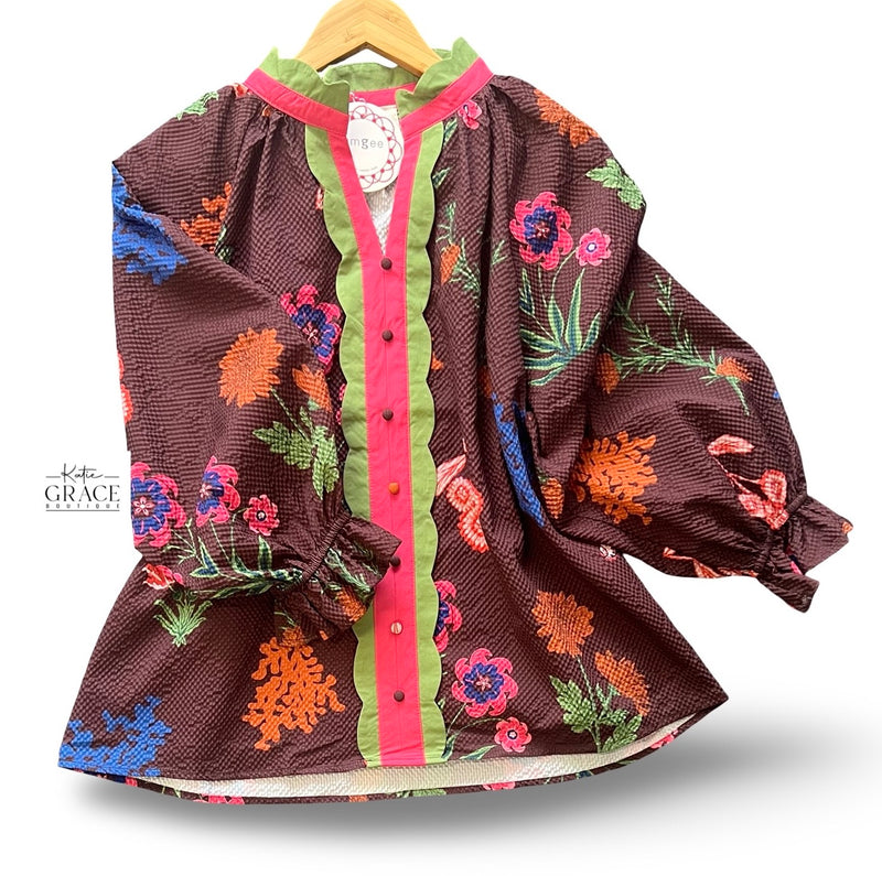 "Ivey" Floral Blouse