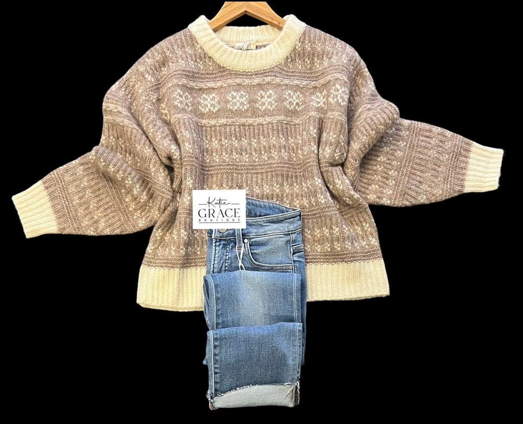 "Sylvie" Cozy Sweater - The Katie Grace Boutique