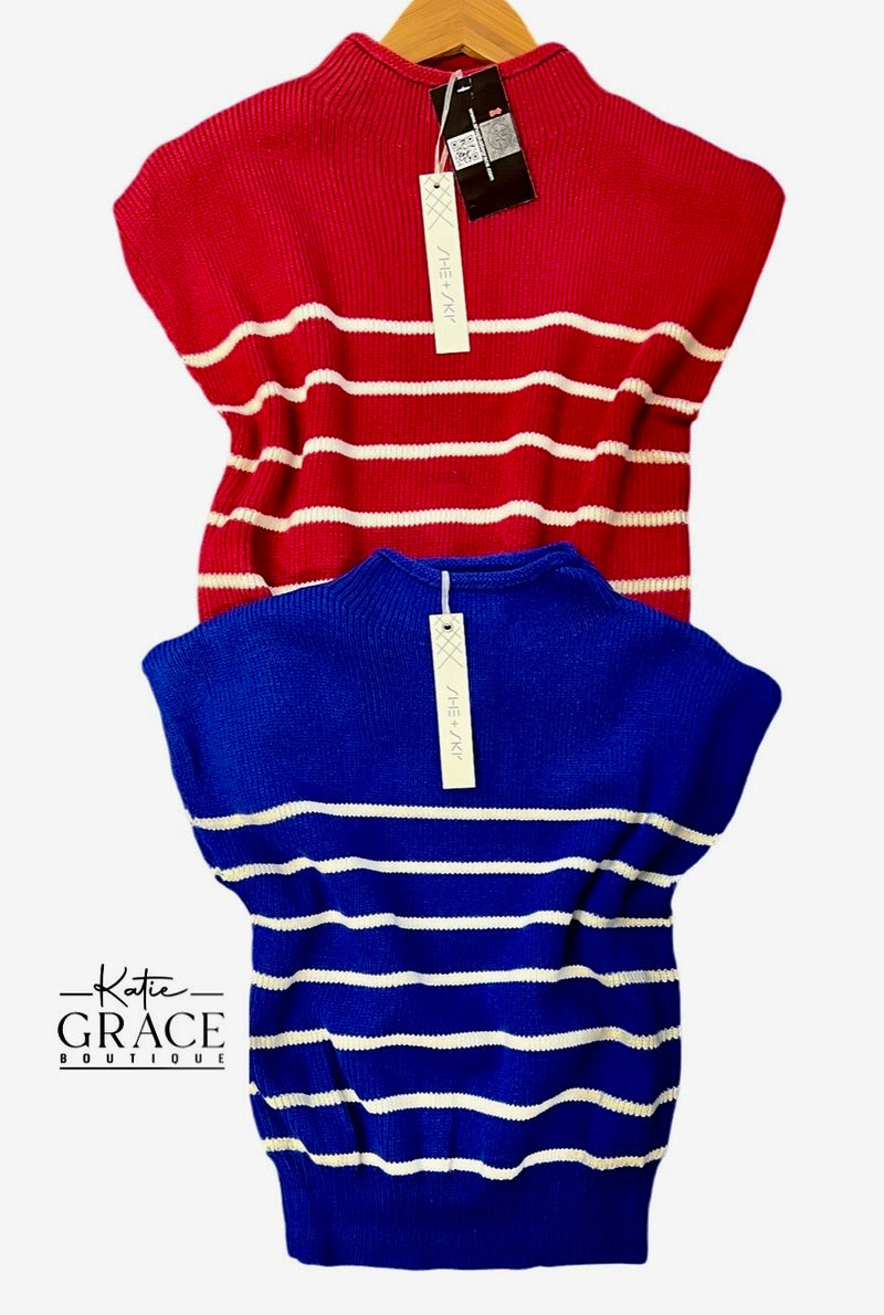 "Juliet" Cap Sleeve Sweater - The Katie Grace Boutique