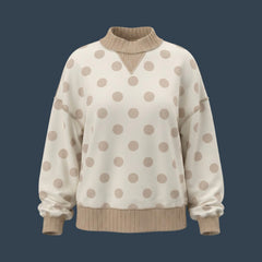 "Mia" Polka Dot Top - The Katie Grace Boutique