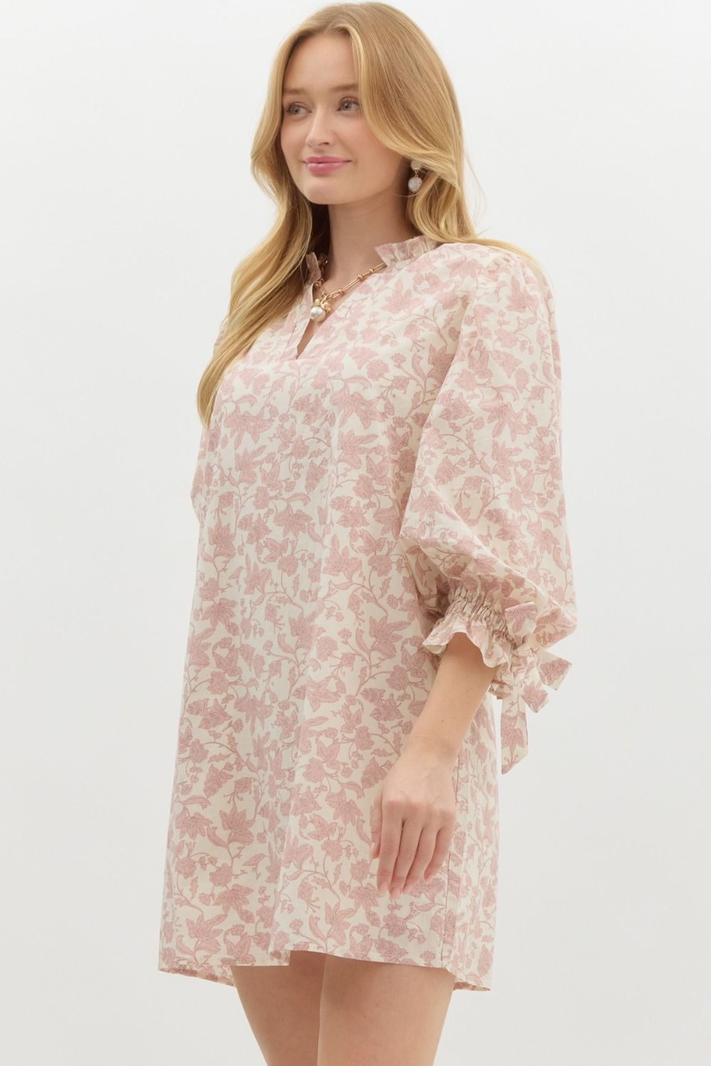 "Charlotte" Floral Dress, 2 colors - The Katie Grace Boutique