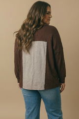"Bree" Applique Top - The Katie Grace Boutique