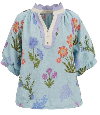 "Charlotte" Floral Blouse