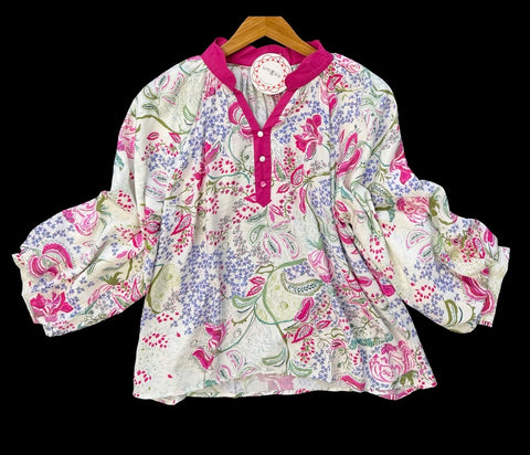 "Tasha" Paisley Blouse