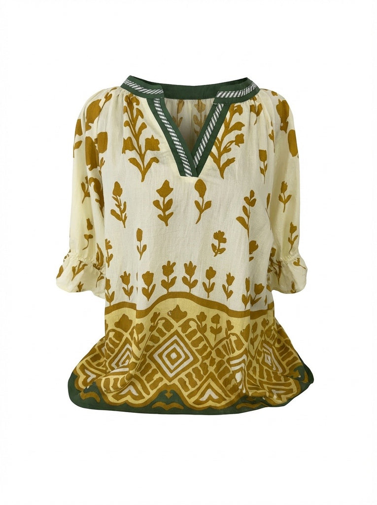 "Josephine" V Neck Blouse