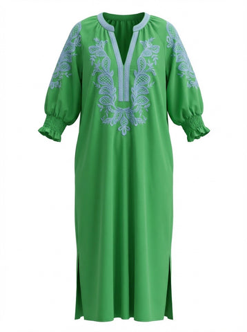 "Matilda" Embroidered Dress - The Katie Grace Boutique