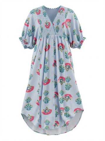 "Beatrice" Midi Dress - The Katie Grace Boutique