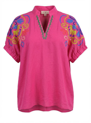 "Margot" Embroidered Blouse