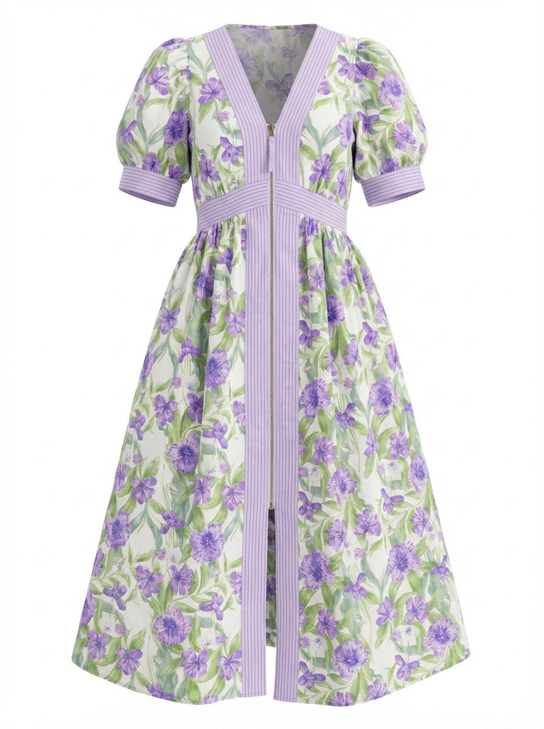 "Wisteria" Midi Dress