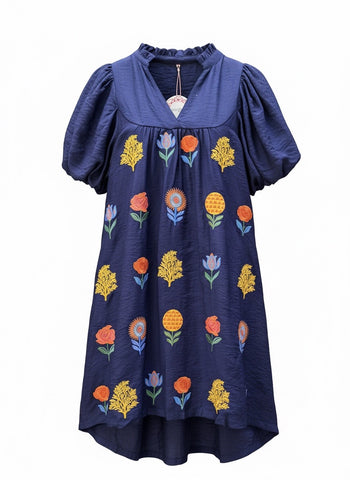 "Tabitha" Embroidered Dress - The Katie Grace Boutique