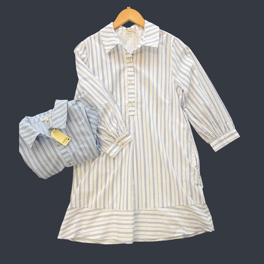 "Kenni" Striped Dress, 2 colors - The Katie Grace Boutique