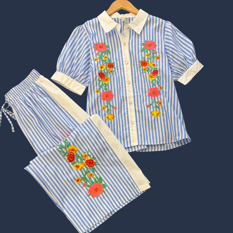 "Kesli" Embroidered Matching Seprates - The Katie Grace Boutique