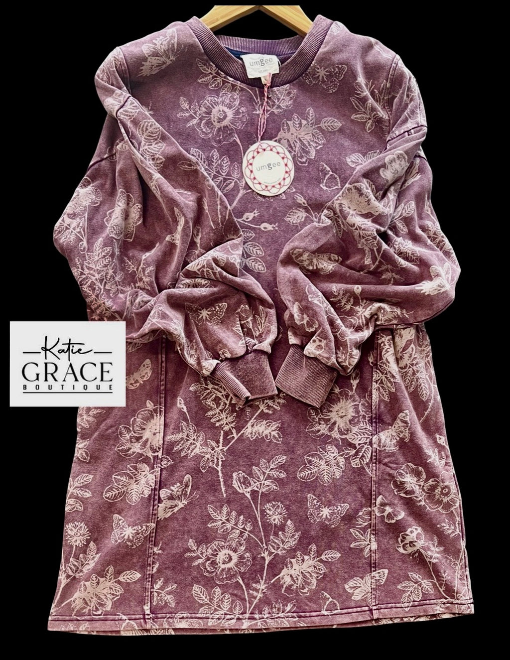 "Julie" Mineral Washed Dress - The Katie Grace Boutique