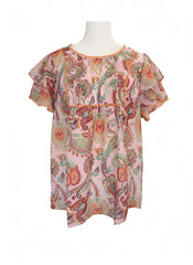 "Layla" Paisley Blouse - The Katie Grace Boutique