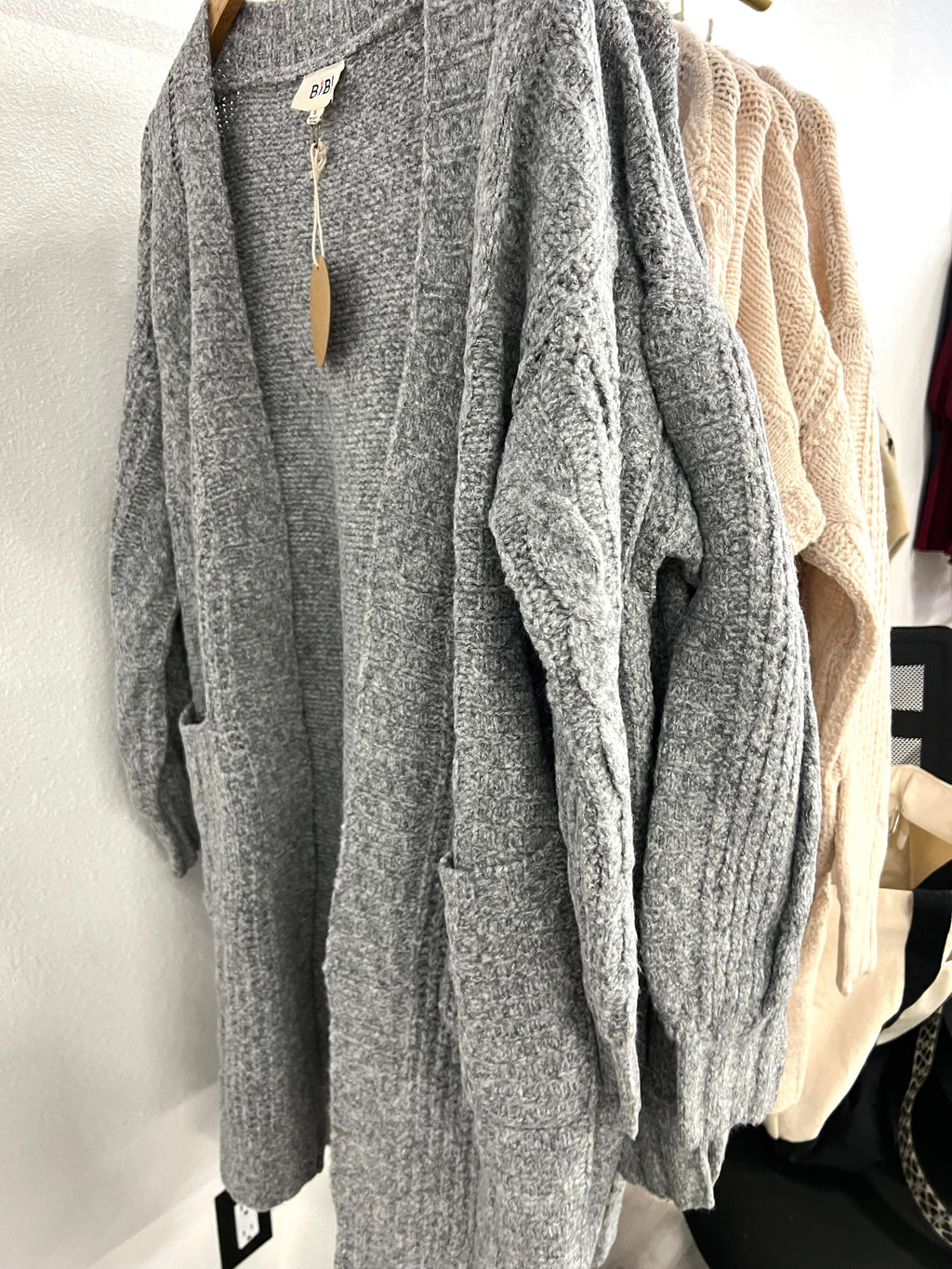 "Agatha" Cable Knit Sweater Cardigan