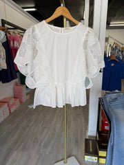 "Savanah" Peplum Blouse