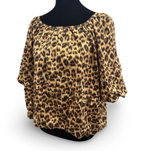 "Jane" Leopard Blouse