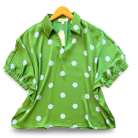 "Mia" Polka Dot Blouse