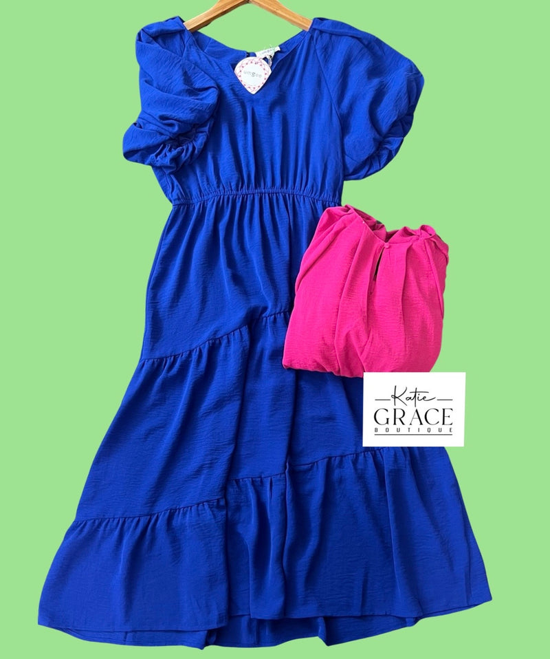 "Lacey" Puff Sleeve Dress