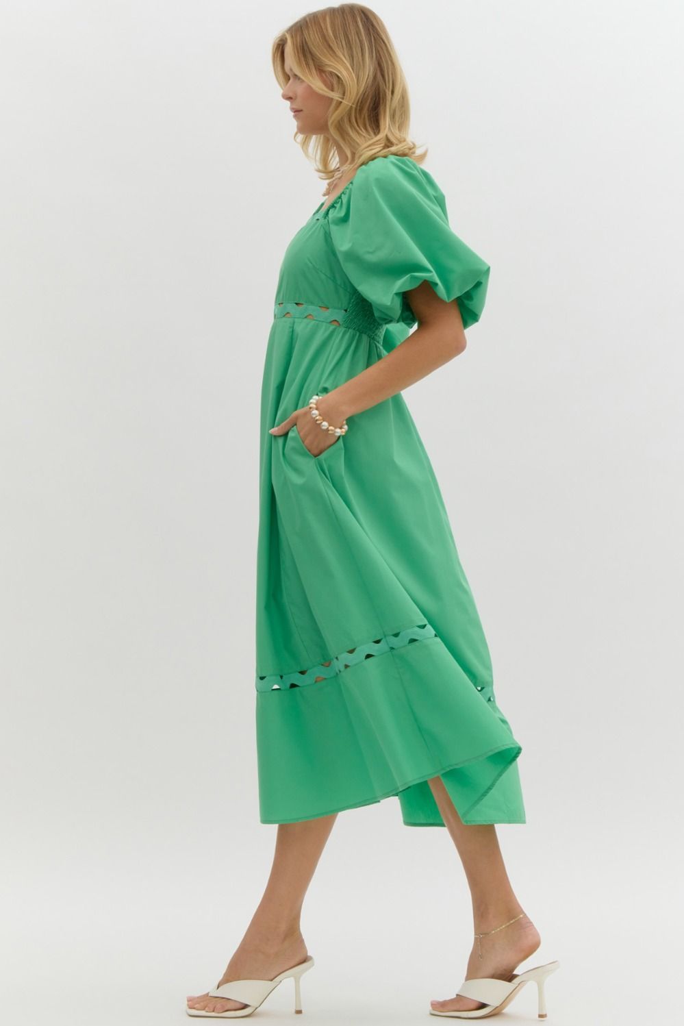 "Stacia" Midi Dress, 3 colors - The Katie Grace Boutique