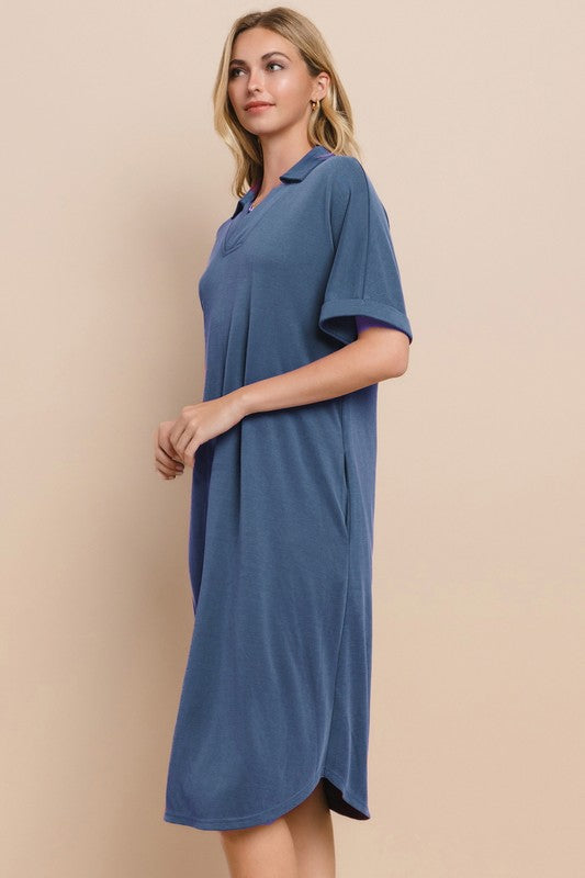 "Nina" Midi Dress - The Katie Grace Boutique