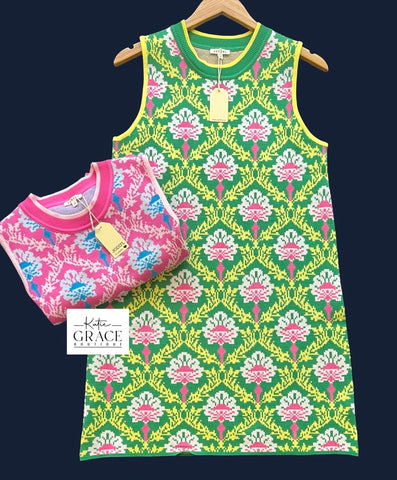 "Selena" Knit Shift Dress, 2 colors - The Katie Grace Boutique