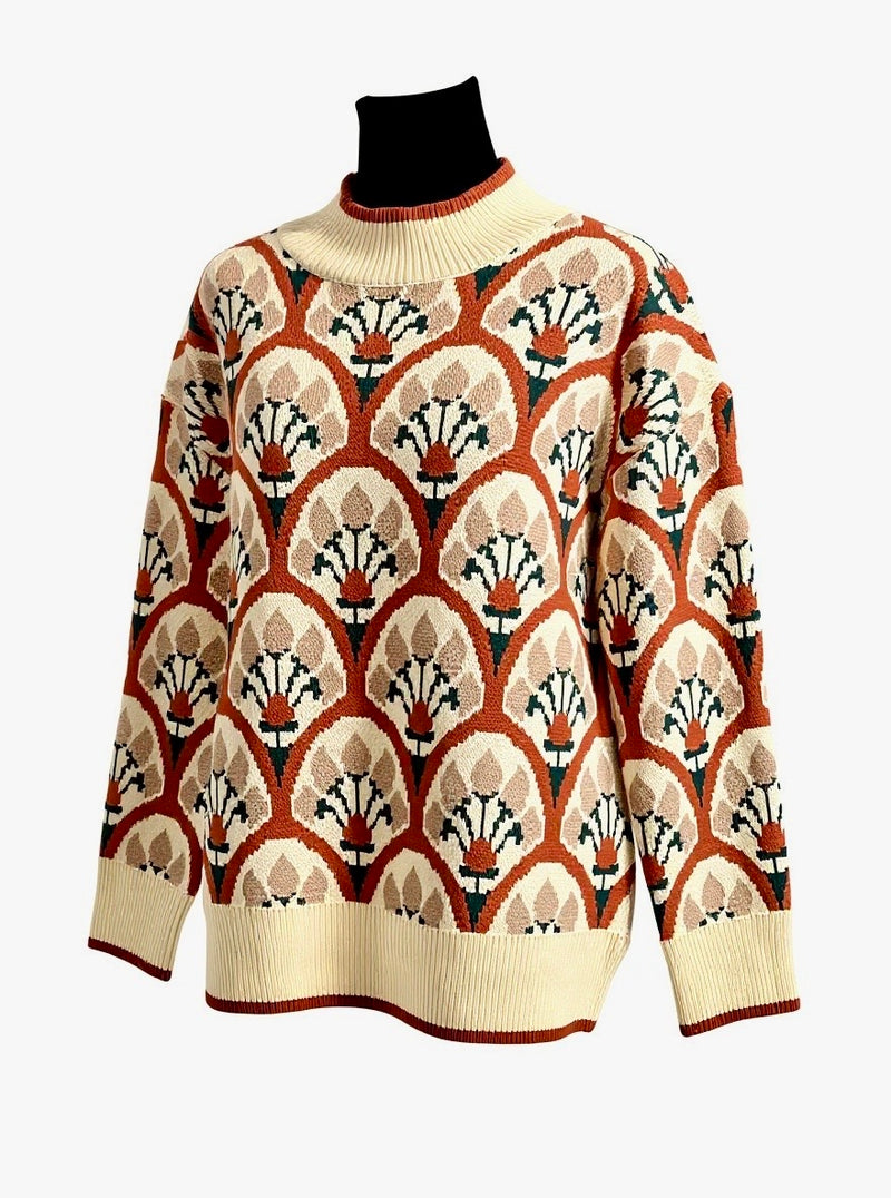 "Chloe" Printed Sweater