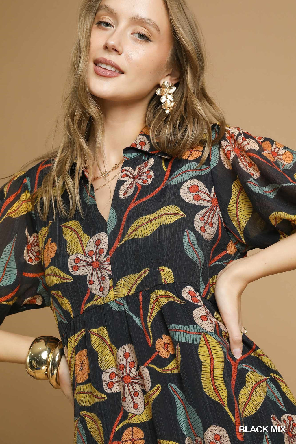 "Amanda" Midi Dress - The Katie Grace Boutique